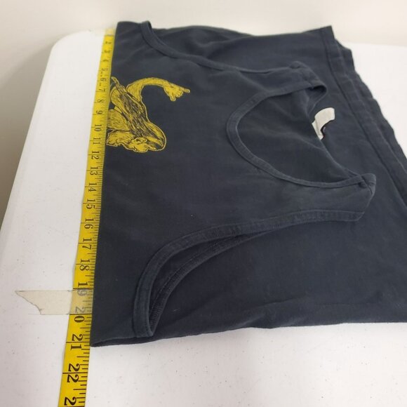 Vintage Quiksilver Mens Y2K Graphic Tank Top Size L Black Beach Surf Monkey - Picture 7 of 10